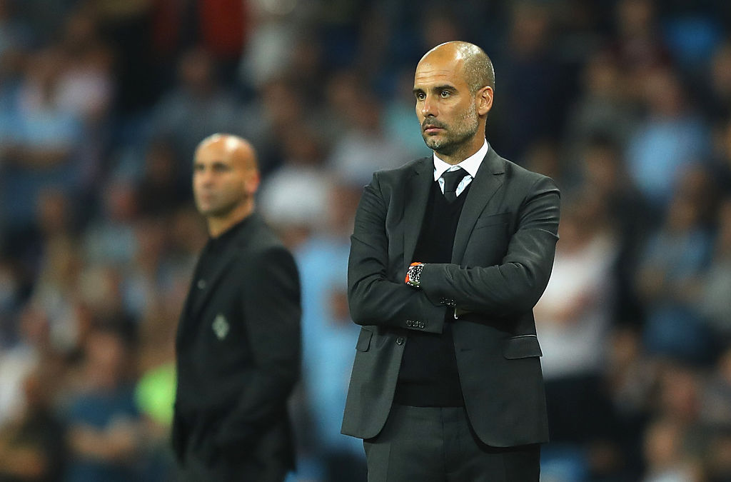 Andre Schubert, Josep Guardiola Andre Schubert, Josep Guardiola