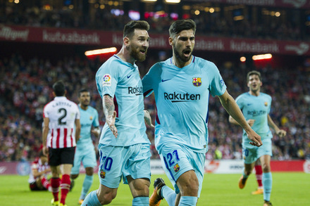 Athletic x Barcelona - Liga Espanhola 2017/18 - CampeonatoJornada 10