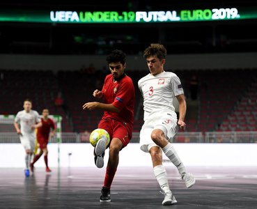 Polnia x Portugal - EuroFutsal Sub-19 2019  - Fase de GruposGrupo A