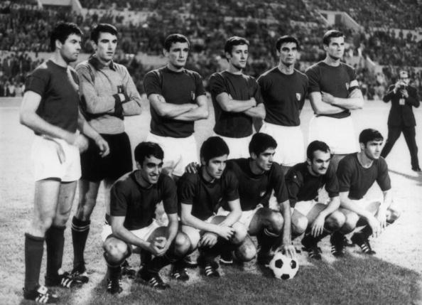 Seleção italiana vencedora do Euro 1968