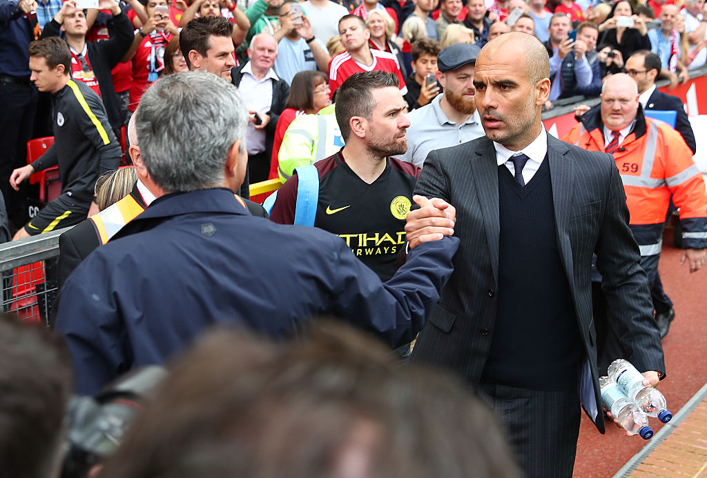Jose Mourinho, Pep Guardiola Jose Mourinho, Pep Guardiola