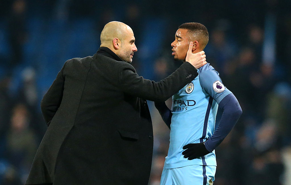 Josep Guardiola, Gabriel Jesus Josep Guardiola, Gabriel Jesus