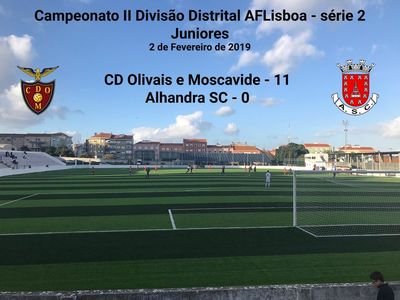 Desportivo O. Moscavide 11-0 Alhandra