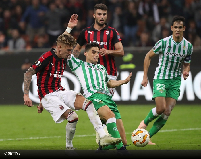 Milan x Real Betis - Europa League 2018/2019 - Fase de GruposGrupo F