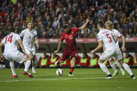 Portugal v Srvia Apuramento Euro 2016