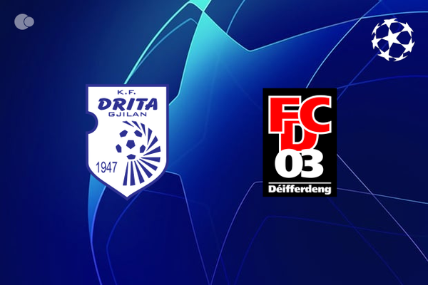 KF Drita se impone ante Differdange en la Fase Previa de la Champions League