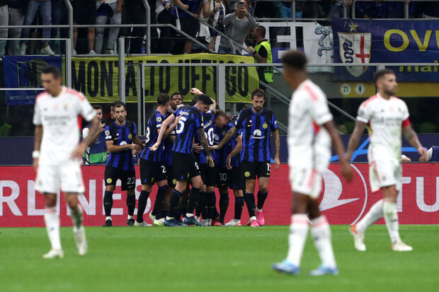 Internazionale 1-0 Benfica :: Champions League 2023/24 :: Ficha del Partido  