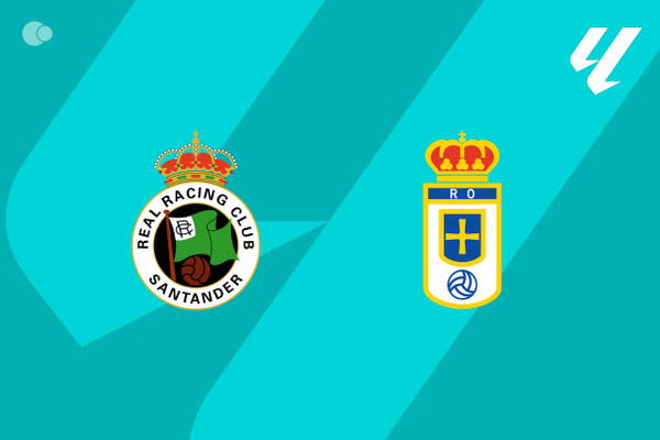Racing Santander y Real Oviedo empatan en un intenso duelo en LaLiga Hypermotion