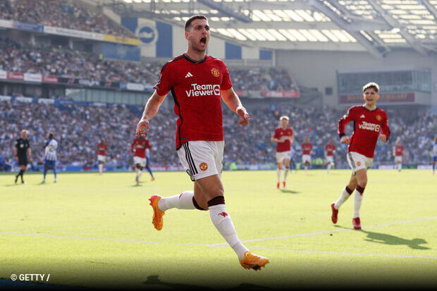 Manchester United se impuso al Brighton & Hove Albion
